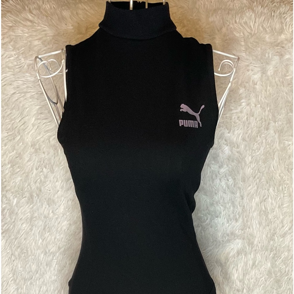 Puma Halter Neck Black Jumpsuit Black Women’s Size 0